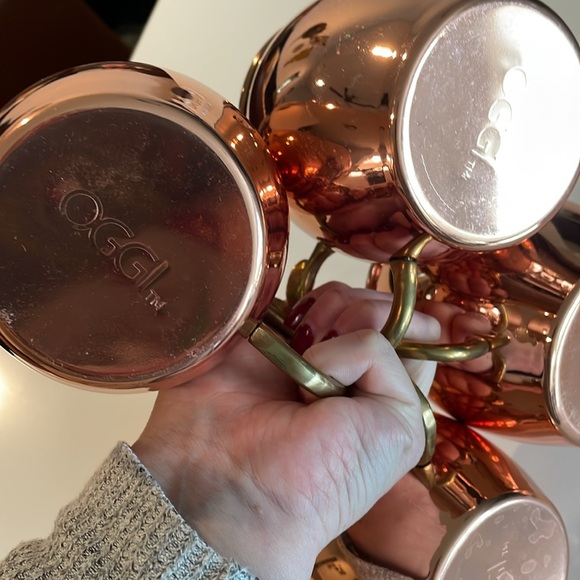 Set of 4 Copper Mule Mugs - Picture 3 of 3